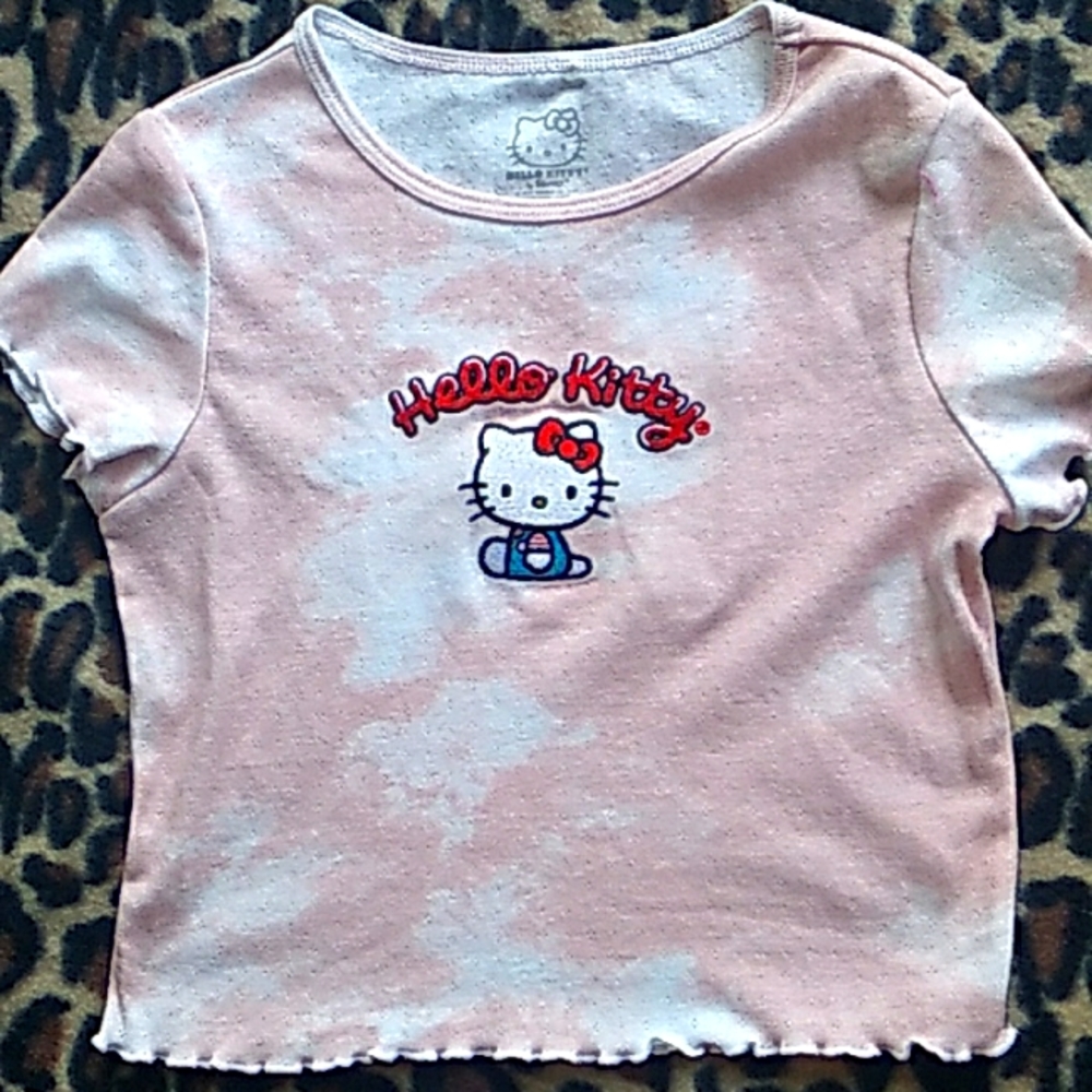 TIE DYE HELLO KITTY baby tee